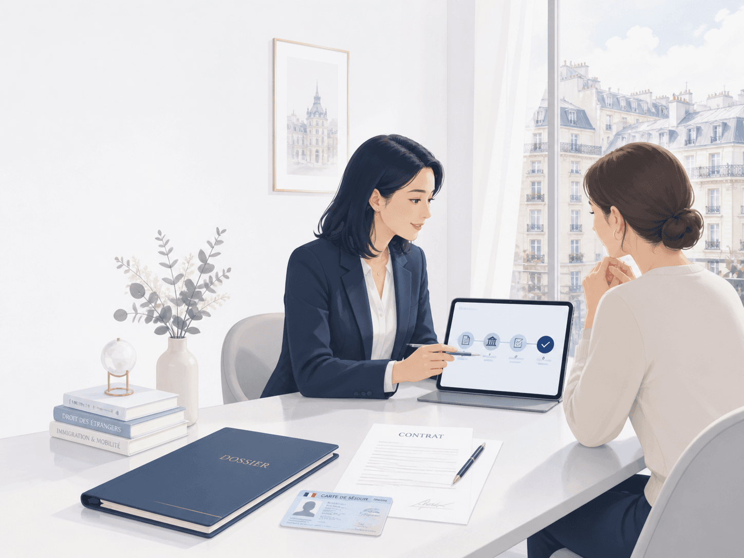 QB Consulting advisor reviewing documents and service scope
